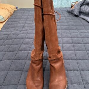 Timberland Tan Over the Knee Boots